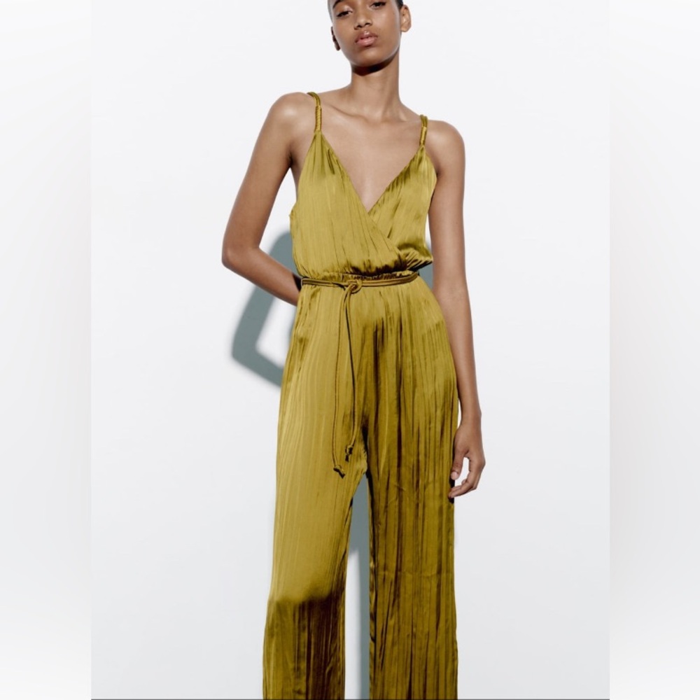Zara pleated jumpsuit